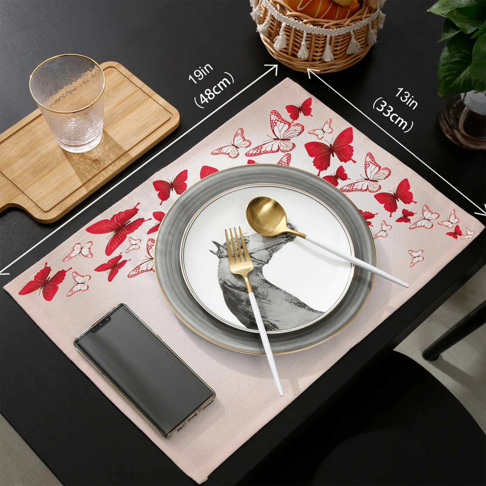 Red Butterfly Beautiful Table Runners and Placemats Set Hotel Wedding Table Decoration Table Runner Luxury
Red Butterfly Beautiful Table Runners and Placemats Set Hotel Wedding Table Decoration Table Runner Luxury