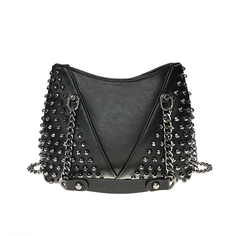 ANNRMYRS Rock Rivet Shoulder Bag Female Small Bags For Women Handbags Punk Handbag Leather Women Messenger Bags Purses
ANNRMYRS Rock Rivet Shoulder Bag Female Small Bags For Women Handbags Punk Handbag Leather Women Messenger Bags Purses