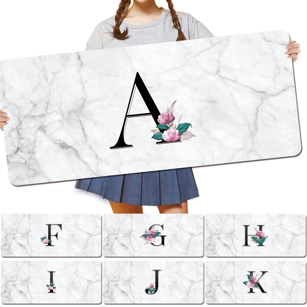 Computer Mouse Keyboard Pad Anti-slip Gaming Mouse Pad Large Size 30x60CM 30x80CM PU Leather White-marble Letter Printing Series
Computer Mouse Keyboard Pad Anti-slip Gaming Mouse Pad Large Size 30x60CM 30x80CM PU Leather White-marble Letter Printing Series