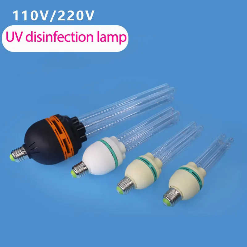 Фото Ультрафиолетовая лампа E27 UVC 15-80 Вт для дезинфекции озонирования стерилизации
