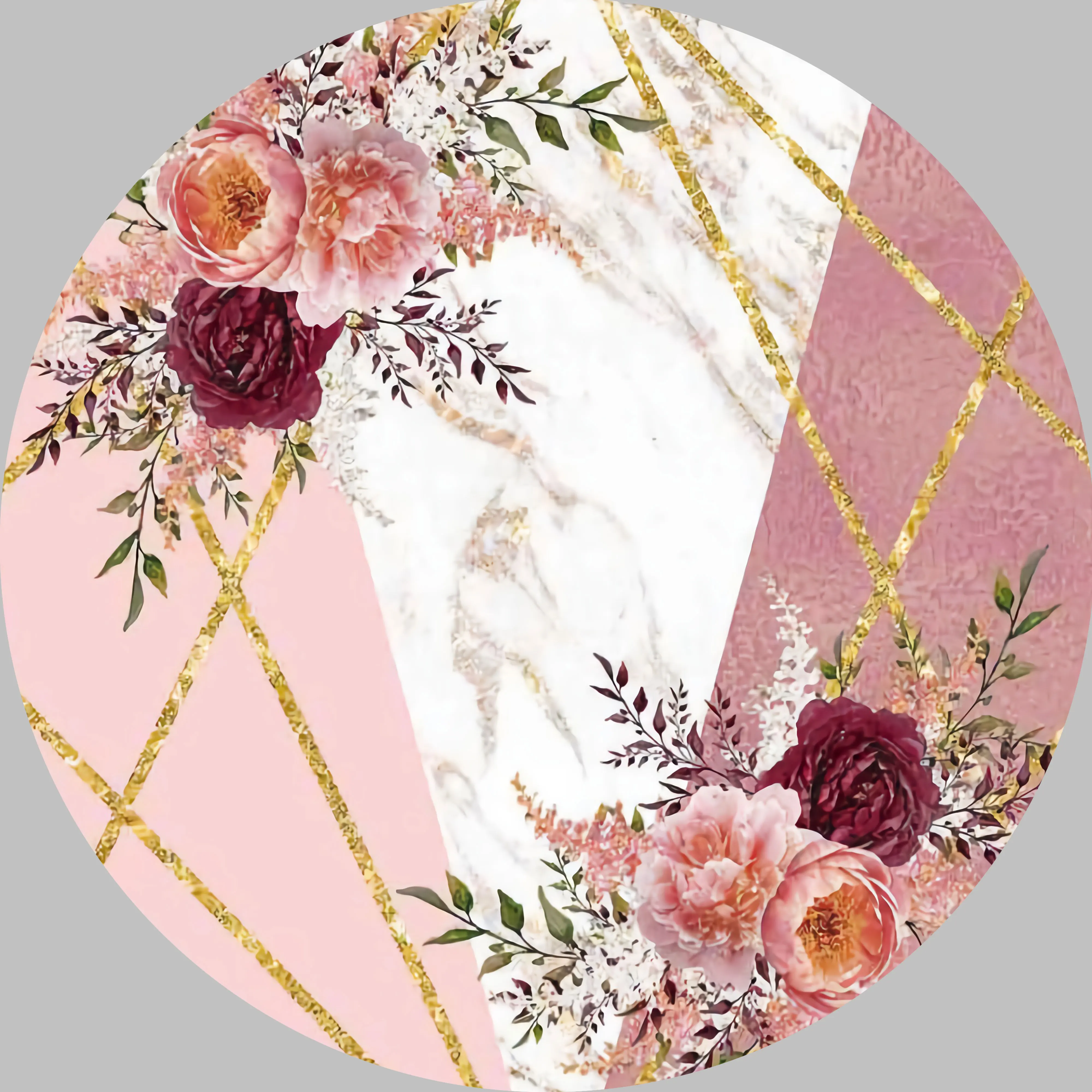 Flower Wedding Party Round Backdrop Custom Marble theme Birthday Decoration Cake Table Banner Circle Background
Flower Wedding Party Round Backdrop Custom Marble theme Birthday Decoration Cake Table Banner Circle Background