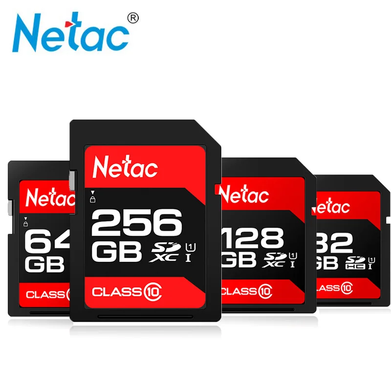 

Оригинальная SD-карта Netac P600, 16 ГБ, 32 ГБ, 64 ГБ, 128 ГБ, Карта памяти SDHC/SDXC, класс 10, U1, флэш-карта 80, фотокамера, устройство для ноутбука