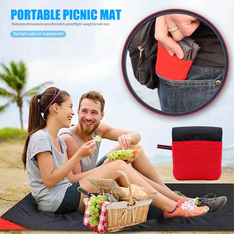 Pocket Blanket Picnic Beach Hiking Camping Water Resistant Moisture-proof Nylon Picnic Mat BHD2
Pocket Blanket Picnic Beach Hiking Camping Water Resistant Moisture-proof Nylon Picnic Mat BHD2