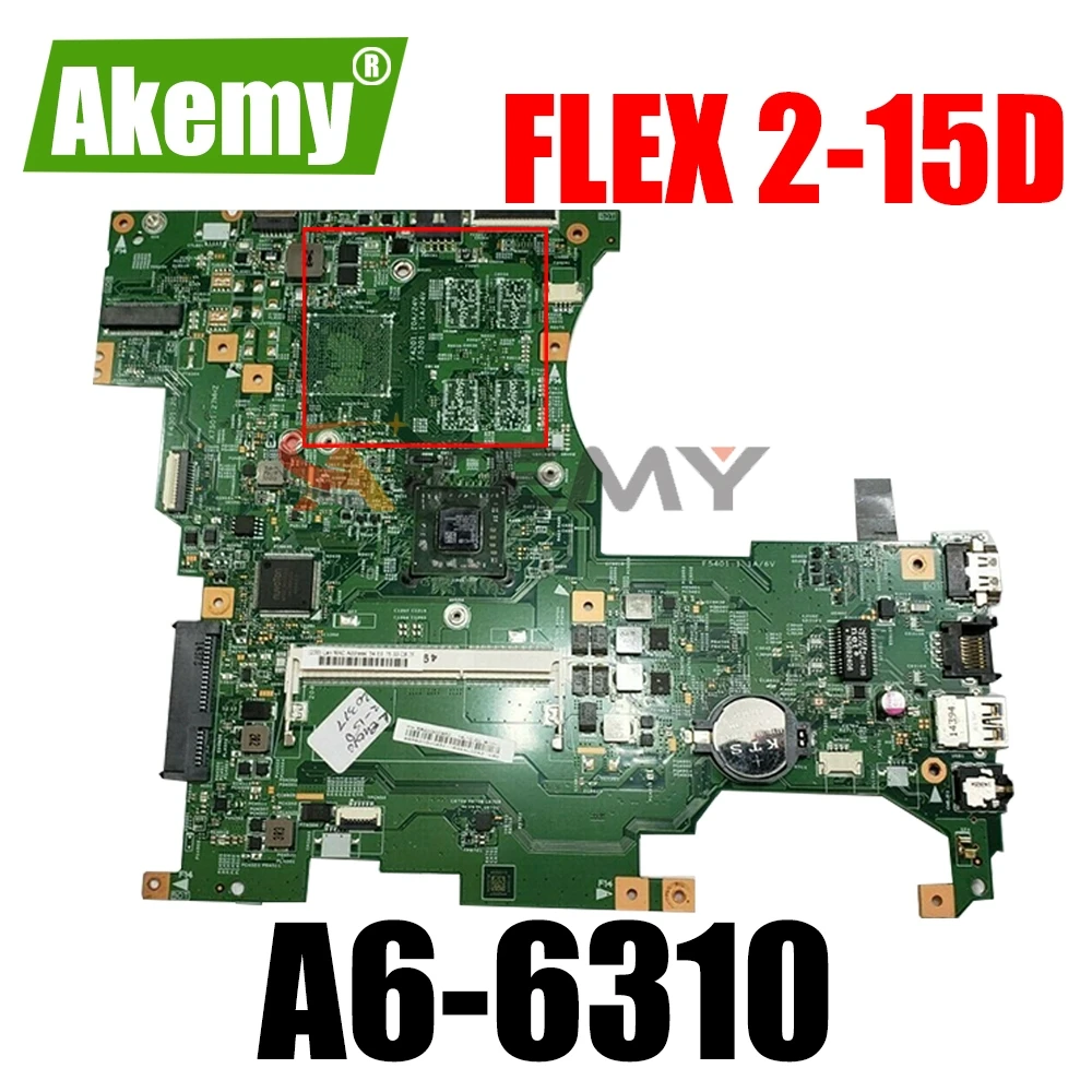 Laptop motherboard For LENOVO Ideapad FLEX 2-15D A6-6310 Mainboard 5B20G00850 13310-1 448.01001.0011
Laptop motherboard For LENOVO Ideapad FLEX 2-15D A6-6310 Mainboard 5B20G00850 13310-1 448.01001.0011