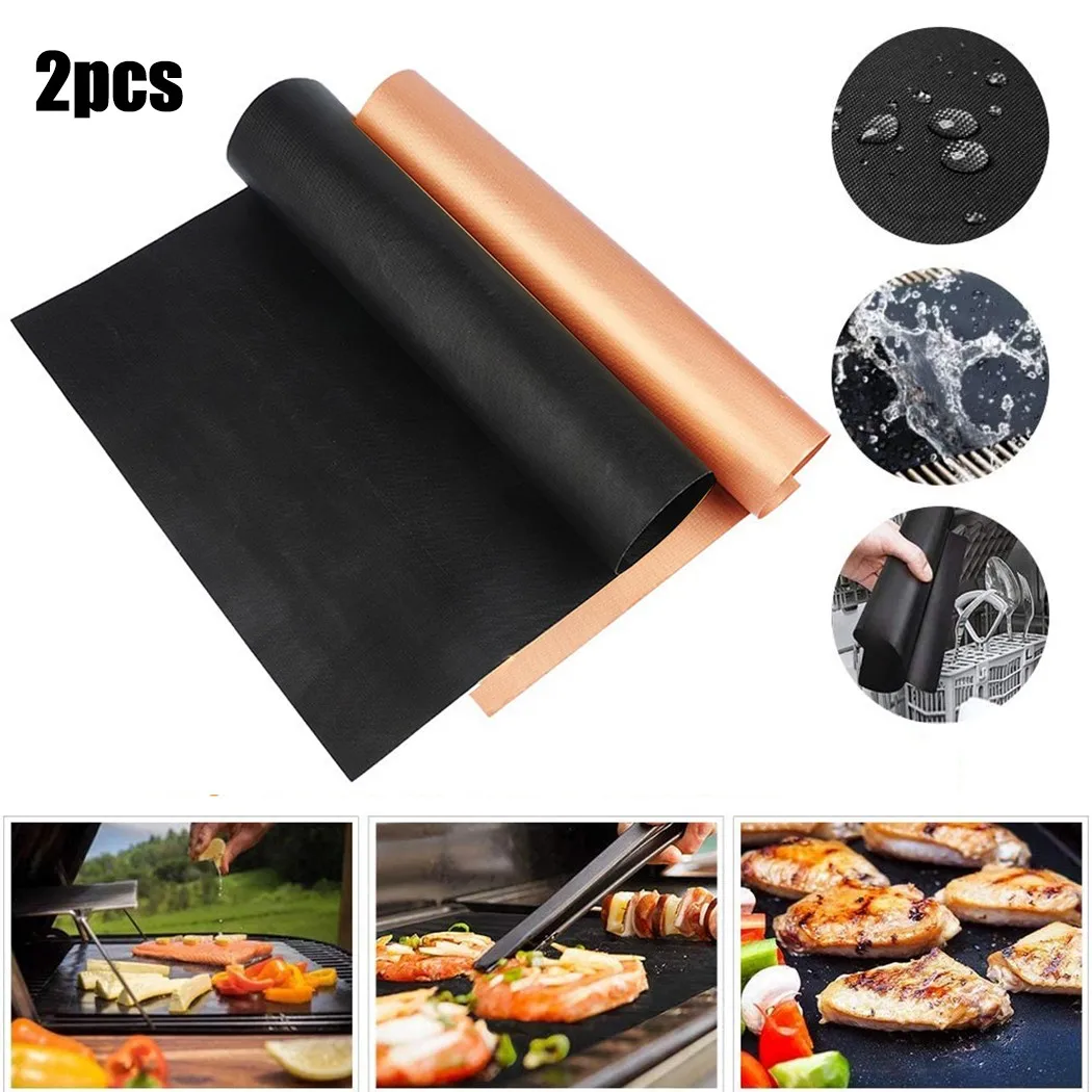 BBQ Grill Mat Barbecue Outdoor Baking Non-stick Pad Reusable Cooking Plate 400x330x0.2mm For Party Grill Mat Accessories
BBQ Grill Mat Barbecue Outdoor Baking Non-stick Pad Reusable Cooking Plate 400x330x0.2mm For Party Grill Mat Accessories
