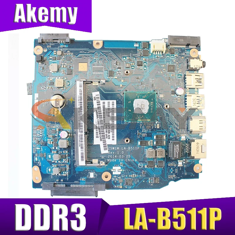 Z5W1M LA-B511P DDR3 для Acer Aspire ES1-511 Материнская плата ноутбука NBMML11002 с двухъядерным процессором Процессор 100% полностью протестирована
Z5W1M LA-B511P DDR3 для Acer Aspire ES1-511 Материнская плата ноутбука NBMML11002 с двухъядерным процессором Процессор 100% полностью протестирована