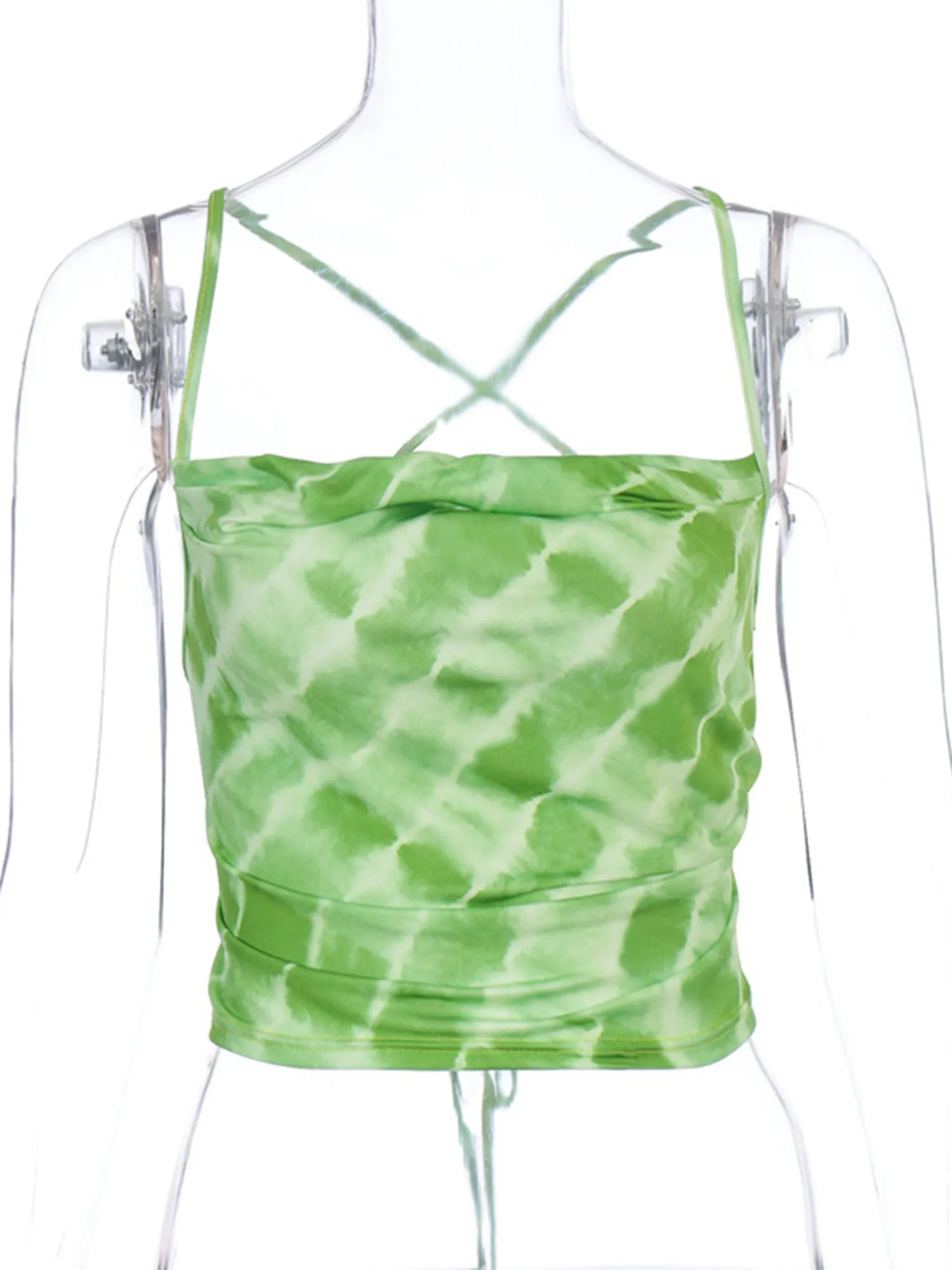 Green Tie Dye Backless Bandage Party Camis Tops Women Fashion Summer Sexy Side Stretch Chic Vintage Sweet y2k Crop Tops
Green Tie Dye Backless Bandage Party Camis Tops Women Fashion Summer Sexy Side Stretch Chic Vintage Sweet y2k Crop Tops