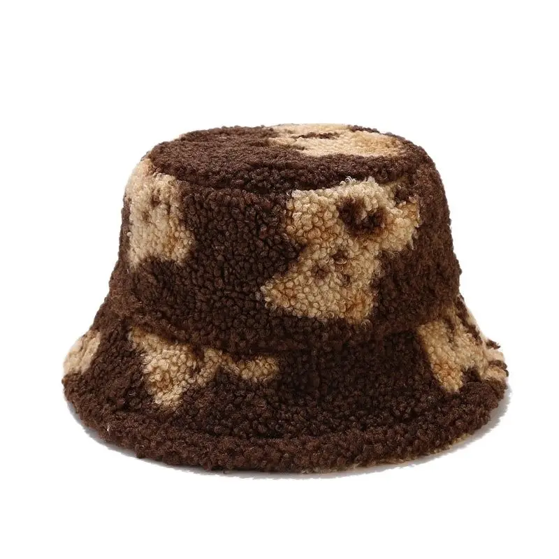 Wool Thicken Women's Winter Hat Women Hats and Caps Warm Panama Bear Print Bucket Hat Men Hats for Boys Men's Autumn Male
Wool Thicken Women's Winter Hat Women Hats and Caps Warm Panama Bear Print Bucket Hat Men Hats for Boys Men's Autumn Male