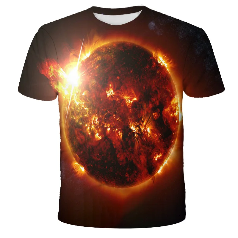 2021 Summer Three-Dimensional Cool T-shirt Cosmic Nebula 3D Printing Boy and Girl Street Style Loose Plus Size Top
2021 Summer Three-Dimensional Cool T-shirt Cosmic Nebula 3D Printing Boy and Girl Street Style Loose Plus Size Top