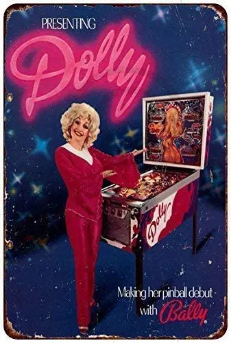 SmartCows Tin Sign Dolly Parton Bally Pinball Vintage Ad Reproduction Metal Sign 8 x 12
SmartCows Tin Sign Dolly Parton Bally Pinball Vintage Ad Reproduction Metal Sign 8 x 12