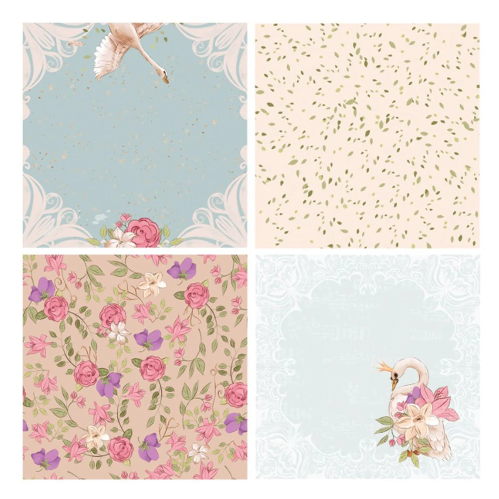 24 Sheets Scrapbooking Paper 6 Inches Swan Beautiful Scrapbook Paper Pad Diy Photo Album Background Paper
24 Sheets Scrapbooking Paper 6 Inches Swan Beautiful Scrapbook Paper Pad Diy Photo Album Background Paper