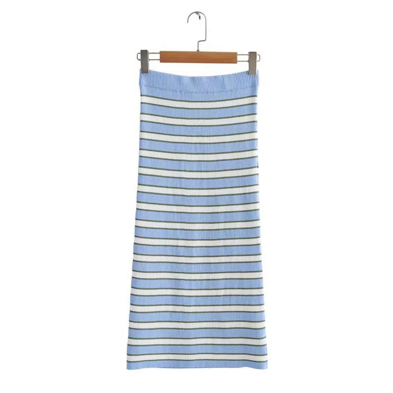 2021 Women Sprint Vintage Elasticity Knitted Midi Skirt Chic Striped Elastic Waist Streetwear Ladies Skirts Casual Vestidos
2021 Women Sprint Vintage Elasticity Knitted Midi Skirt Chic Striped Elastic Waist Streetwear Ladies Skirts Casual Vestidos