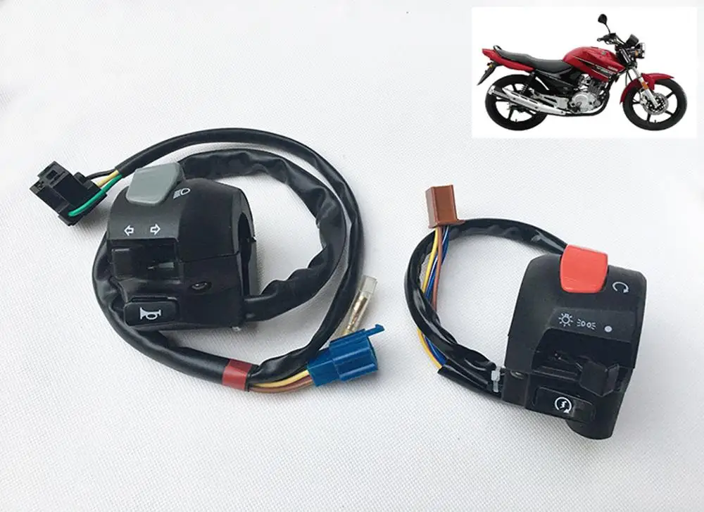 E0316 Motorcycle Handle Bar Left Right Switches For Yamaha JYM125-7 K125 Electric Start Handlebar Controller Switch 
E0316 Motorcycle Handle Bar Left Right Switches For Yamaha JYM125-7 K125 Electric Start Handlebar Controller Switch
