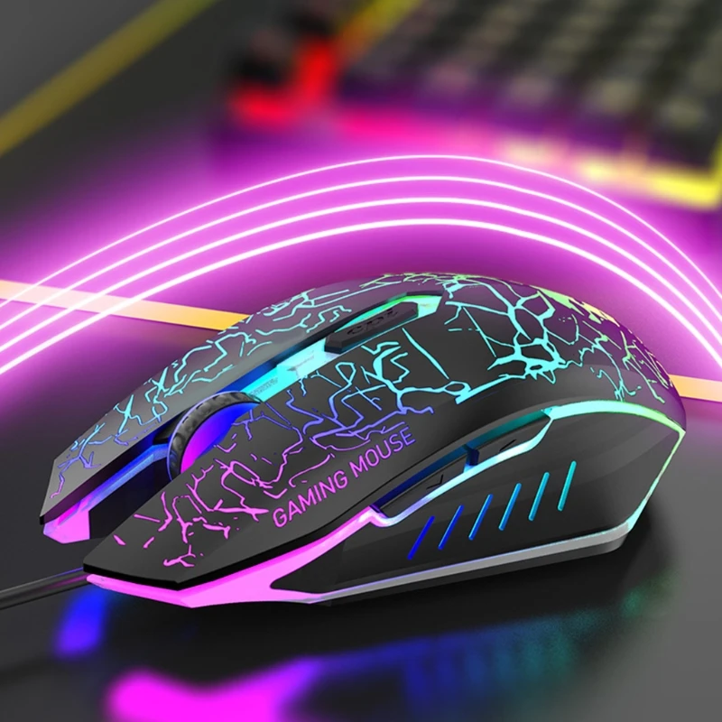 T6 Rainbow USB Wired Keyboard Mouse Pad Combo RGB Backlit Pro PC Gaming Keypad R9CB
T6 Rainbow USB Wired Keyboard Mouse Pad Combo RGB Backlit Pro PC Gaming Keypad R9CB