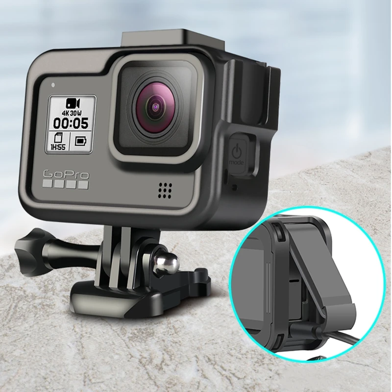 Новый стандартный защитный чехол из алюминиевого сплава с рамкой для GoPro Hero 8 Black, аксессуары для спортивной экшн-камеры GoPro Hero8
Новый стандартный защитный чехол из алюминиевого сплава с рамкой для GoPro Hero 8 Black, аксессуары для спортивной экшн-камеры GoPro Hero8