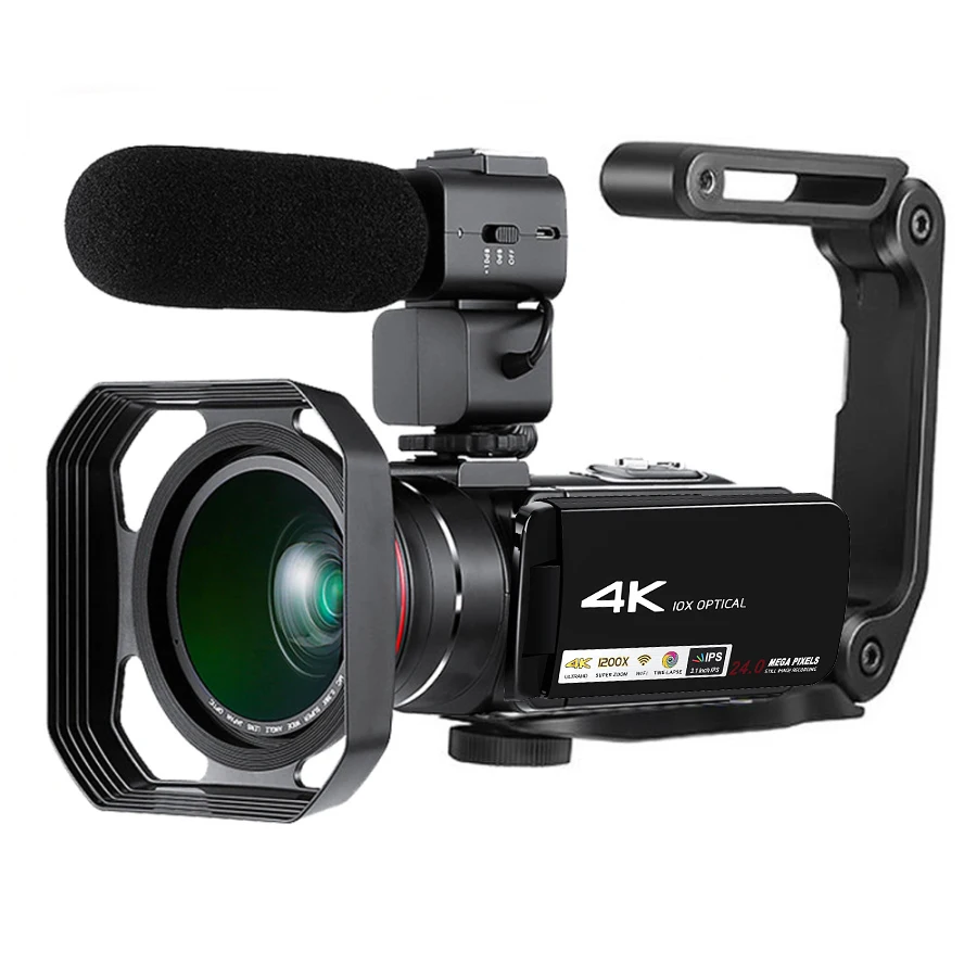 Winait Super 4K digital video camcorder with 3.1‘’ Touch display and 10x optical zoom
Winait Super 4K digital video camcorder with 3.1‘’ Touch display and 10x optical zoom