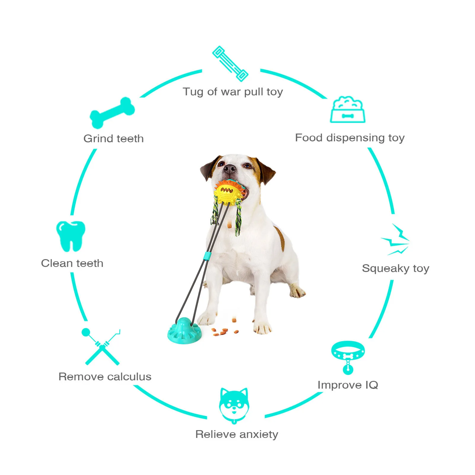 Powerful Sucker Dog Toy Molar Dog Supplies Bite Resistant Sound Ball Leaking Bite Ball
Powerful Sucker Dog Toy Molar Dog Supplies Bite Resistant Sound Ball Leaking Bite Ball
