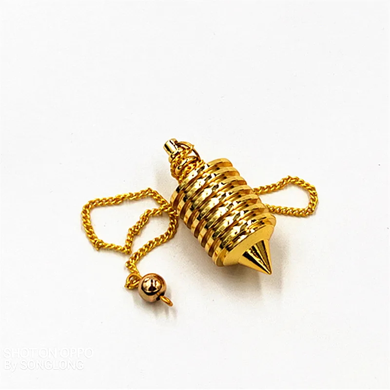 Pendant Metal Cones Pendulum Clock is Made of Copper Pendule Pendulums for dowsing Radiesthesia witch pendants
Pendant Metal Cones Pendulum Clock is Made of Copper Pendule Pendulums for dowsing Radiesthesia witch pendants