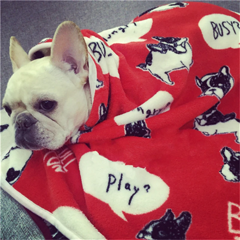 Soft Fleece French Bulldog Blankets Autumn/Winter Warm Pet Dog Bed Mat for Dogs Cushion Blanket Puppy Cat Sleeping Covered Mats
Soft Fleece French Bulldog Blankets Autumn/Winter Warm Pet Dog Bed Mat for Dogs Cushion Blanket Puppy Cat Sleeping Covered Mats