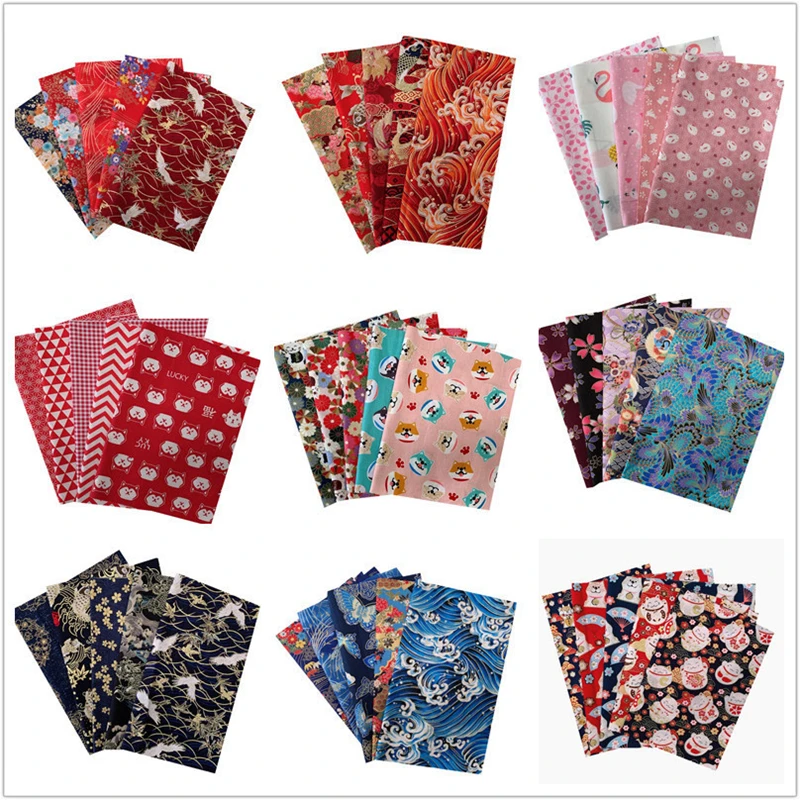 5Pcs/set 20x25cm Printed Cotton Fabric Scrapbooking Cloth DIY Handmade Patchwork Material for Needlework Sewing Accessory 
5Pcs/set 20x25cm Printed Cotton Fabric Scrapbooking Cloth DIY Handmade Patchwork Material for Needlework Sewing Accessory
