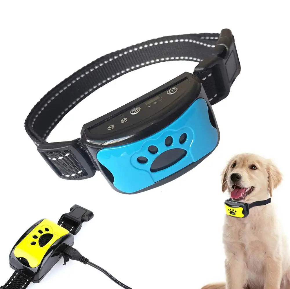 Pet Dog Anti Barking Device USB Rechargeable Ultrasonic Dog Training Collar Dog Stop Barking Vibration Anti Bark Collar
Pet Dog Anti Barking Device USB Rechargeable Ultrasonic Dog Training Collar Dog Stop Barking Vibration Anti Bark Collar