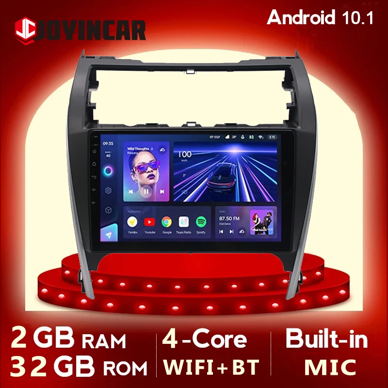 JOYINCAR For Toyota Camry 2012 -2017 Double 2 Din Android 10.1 2G 32G Car Multimedia GPS Navigation Player With BT SWC FM USB
JOYINCAR For Toyota Camry 2012 -2017 Double 2 Din Android 10.1 2G 32G Car Multimedia GPS Navigation Player With BT SWC FM USB