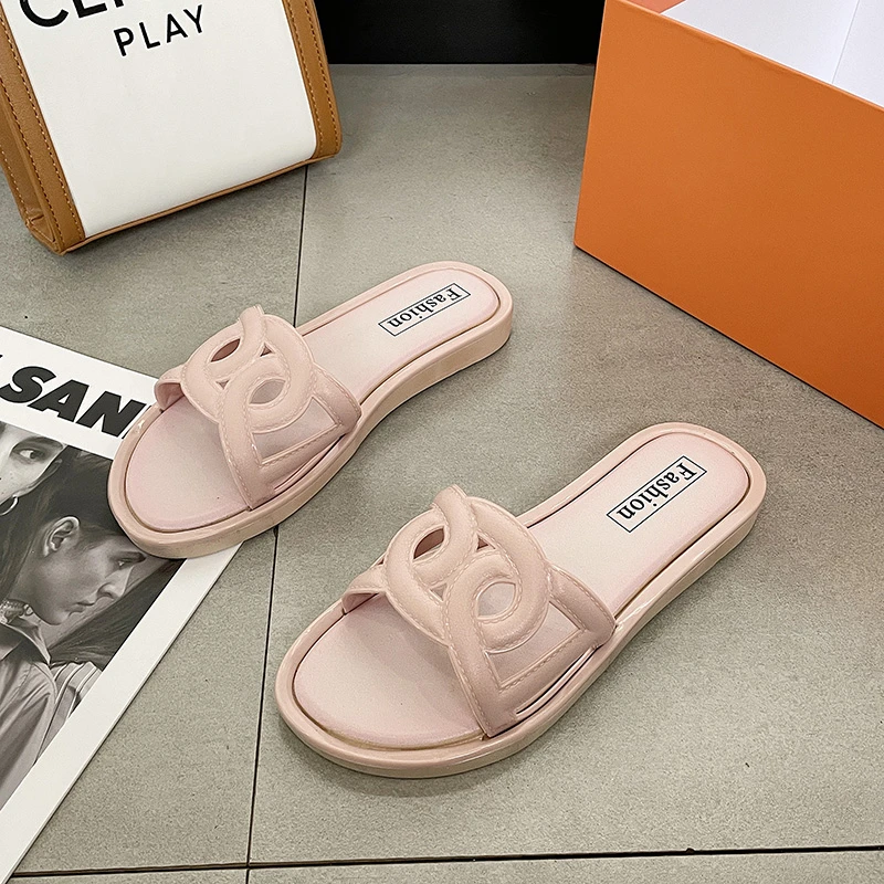 Summer Women Sandals Outdoor Leisure Flat Slippers Black Round Toe Rubber Sole Beach Shoes Women Roman Sandals Large Size Jelly
Summer Women Sandals Outdoor Leisure Flat Slippers Black Round Toe Rubber Sole Beach Shoes Women Roman Sandals Large Size Jelly