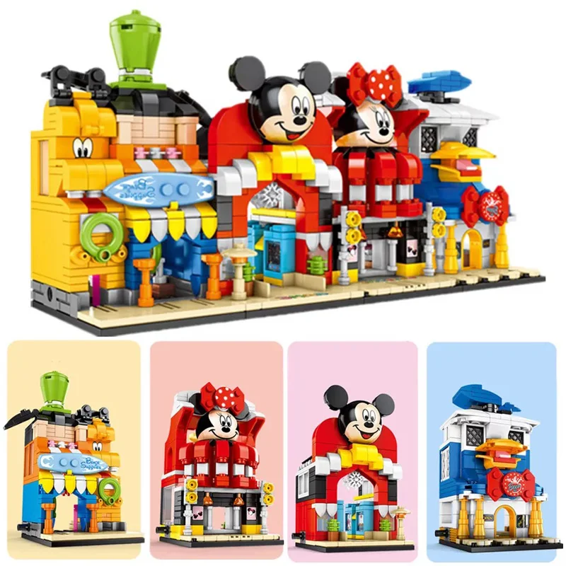 2021 Disney Street View Mickey Mouse and Donald Duck Bricks Puzzle Model Shop Boys Castle Street View City Brick Toy Gift
2021 Disney Street View Mickey Mouse and Donald Duck Bricks Puzzle Model Shop Boys Castle Street View City Brick Toy Gift