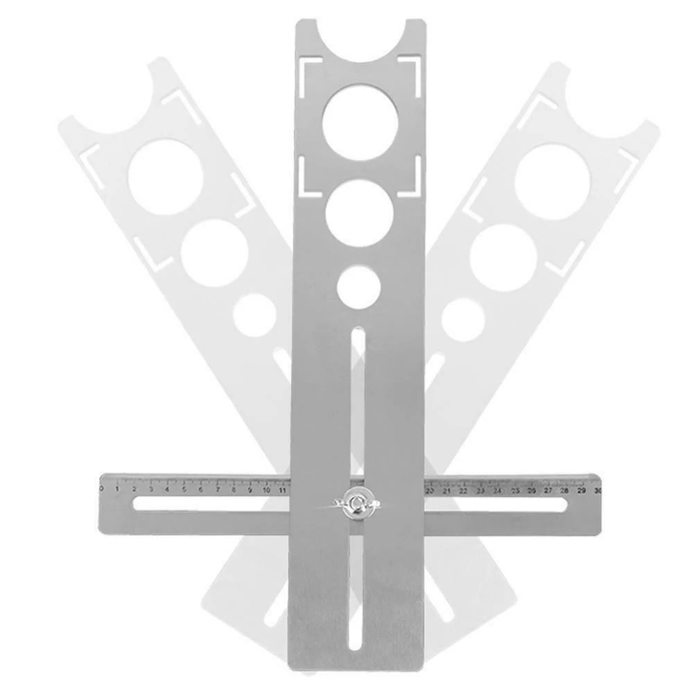 Ceramic Tile Hole Locator Puncher Floor Drilling Hole Guide Tools Hole Opener Locator Adjustable Position Ruler Puncher Locator
Ceramic Tile Hole Locator Puncher Floor Drilling Hole Guide Tools Hole Opener Locator Adjustable Position Ruler Puncher Locator