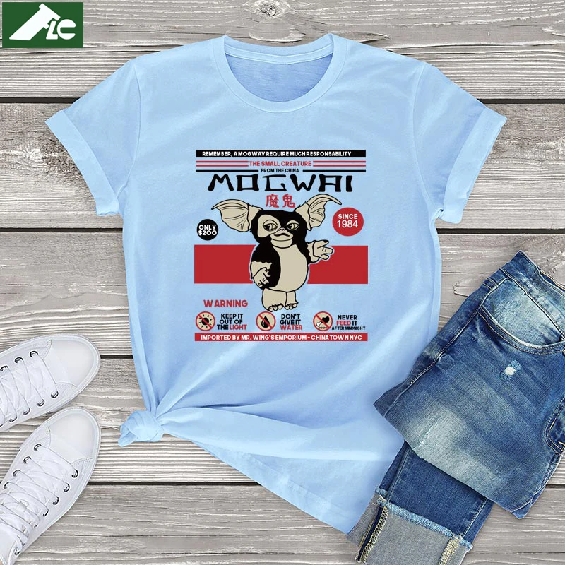 Cotton Gizmo 80s Movie Mogwai Monster Womens Shirts Anime Your Pet Mogwai Gremlins TShirt Women Clothing Unisex Short Sleeve Tee
Cotton Gizmo 80s Movie Mogwai Monster Womens Shirts Anime Your Pet Mogwai Gremlins TShirt Women Clothing Unisex Short Sleeve Tee