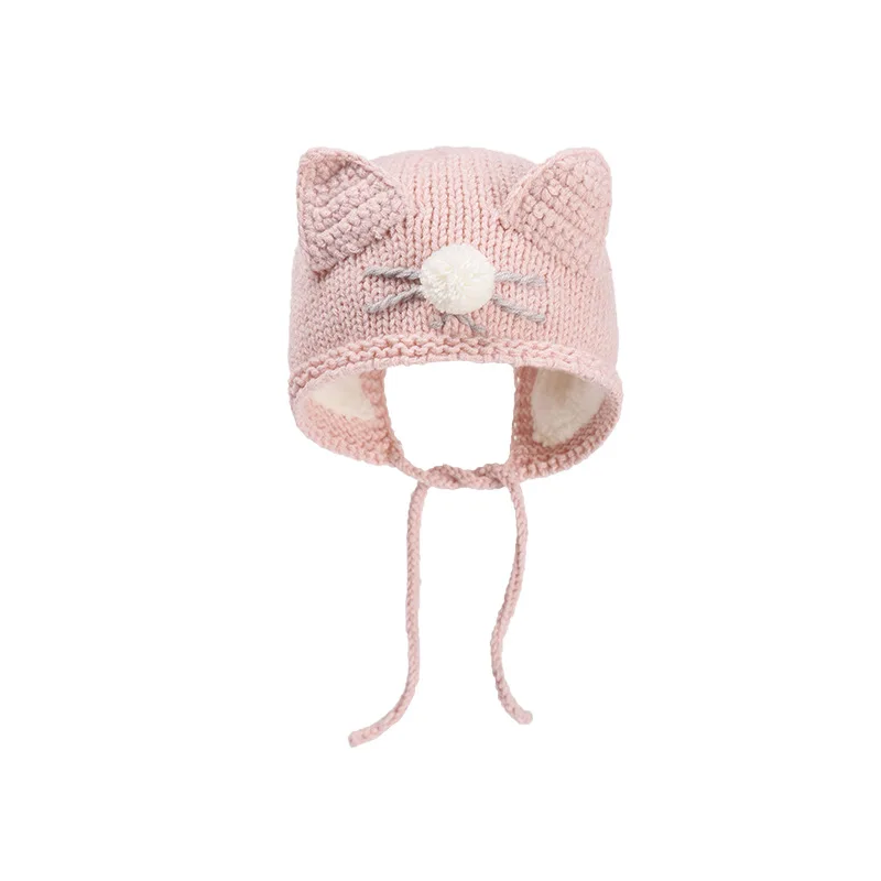 Newborn Infant Hat Winter Warm Cotton Knitted Baby Girl Hats Cute Cat Ear Cap 6-18 Months Kids Hats Baby Boy Accessories Korean
Newborn Infant Hat Winter Warm Cotton Knitted Baby Girl Hats Cute Cat Ear Cap 6-18 Months Kids Hats Baby Boy Accessories Korean