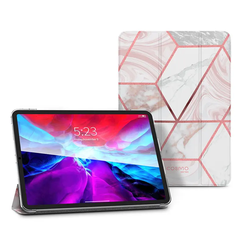 For iPad Pro 12.9 Case (2021) i-Blason Cosmo Lite Slim Trifold Stand Smart Clear Hard Back Protective Cover with Auto Sleep/Wake
For iPad Pro 12.9 Case (2021) i-Blason Cosmo Lite Slim Trifold Stand Smart Clear Hard Back Protective Cover with Auto Sleep/Wake