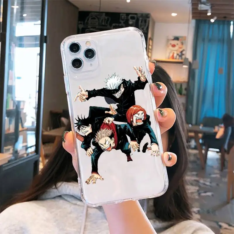Jujutsu Kaisen Anime Yuji Itadori Phone Case Transparent for iPhone 6 7 8 11 12 s mini pro X XS XR MAX Plus cover funda shell 
Jujutsu Kaisen Anime Yuji Itadori Phone Case Transparent for iPhone 6 7 8 11 12 s mini pro X XS XR MAX Plus cover funda shell