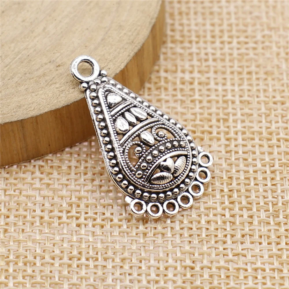 10Pcs 17x30mm Antique Silver Color Porous Earring Connector For DIY Jewelry Making DIY Handmade Jewelry
10Pcs 17x30mm Antique Silver Color Porous Earring Connector For DIY Jewelry Making DIY Handmade Jewelry