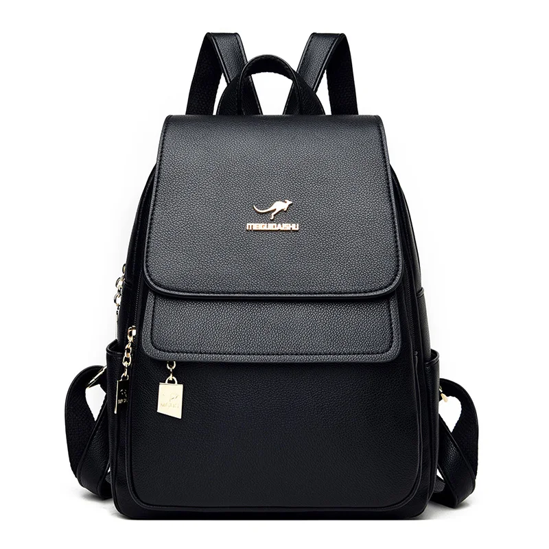 The New High Quality Leather Backpack Women High Capacity Travel Backpack School Bags Fashion School Backpack for Women mochilas
The New High Quality Leather Backpack Women High Capacity Travel Backpack School Bags Fashion School Backpack for Women mochilas
