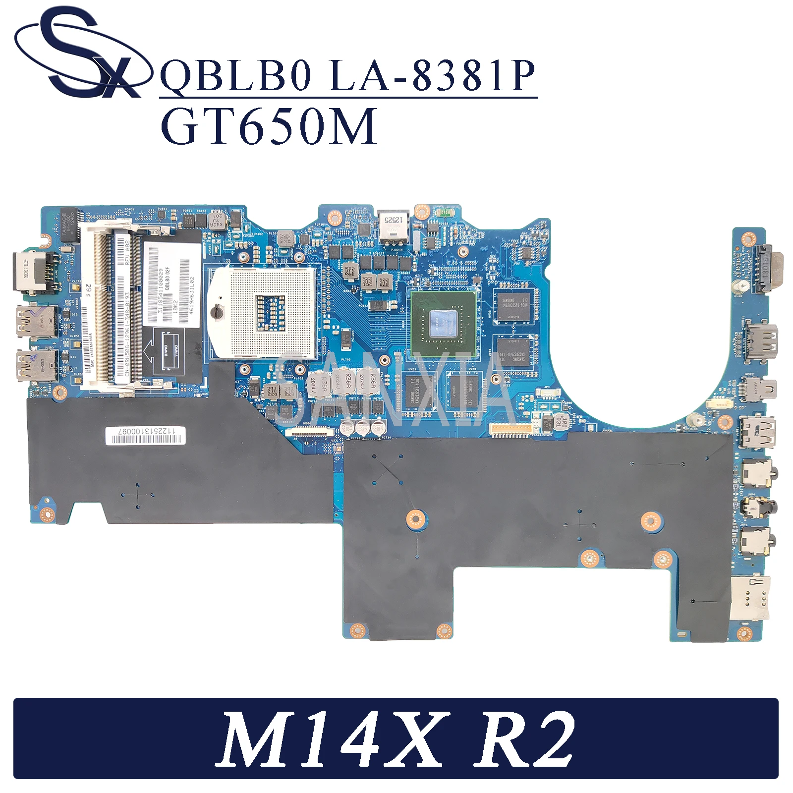 KEFU LA-8381P Laptop motherboard for Dell Alienware M14X R2 original mainboard GT650M
KEFU LA-8381P Laptop motherboard for Dell Alienware M14X R2 original mainboard GT650M