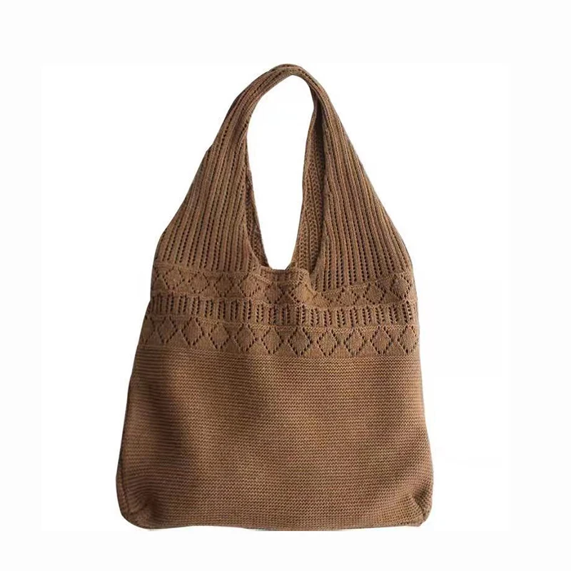 Female Crochet Knitted Hollow Out Handbag Teenager Women Winter Ins Fashion Vintage Big Capacity Roomy Everyday Vest Tote Bag
Female Crochet Knitted Hollow Out Handbag Teenager Women Winter Ins Fashion Vintage Big Capacity Roomy Everyday Vest Tote Bag