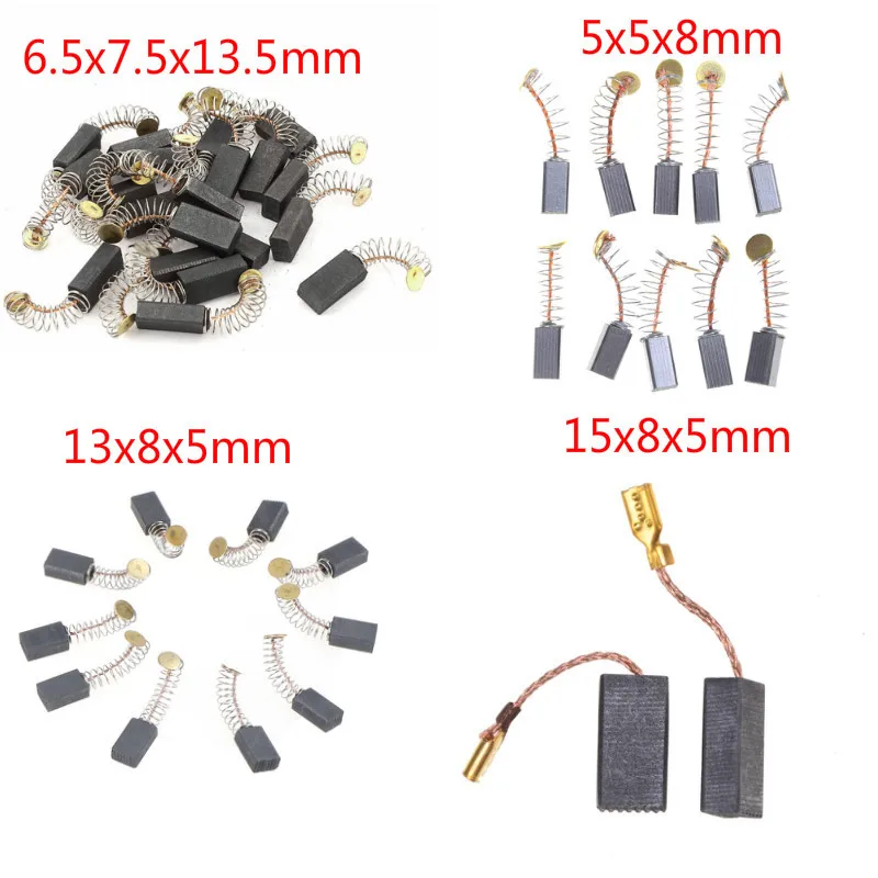 10Pcs Hot Selling Mini Carbon Brushes Spare Parts Drill Electric Grinder Replacement For Electric Motors Rotary Tool 4Styles
10Pcs Hot Selling Mini Carbon Brushes Spare Parts Drill Electric Grinder Replacement For Electric Motors Rotary Tool 4Styles