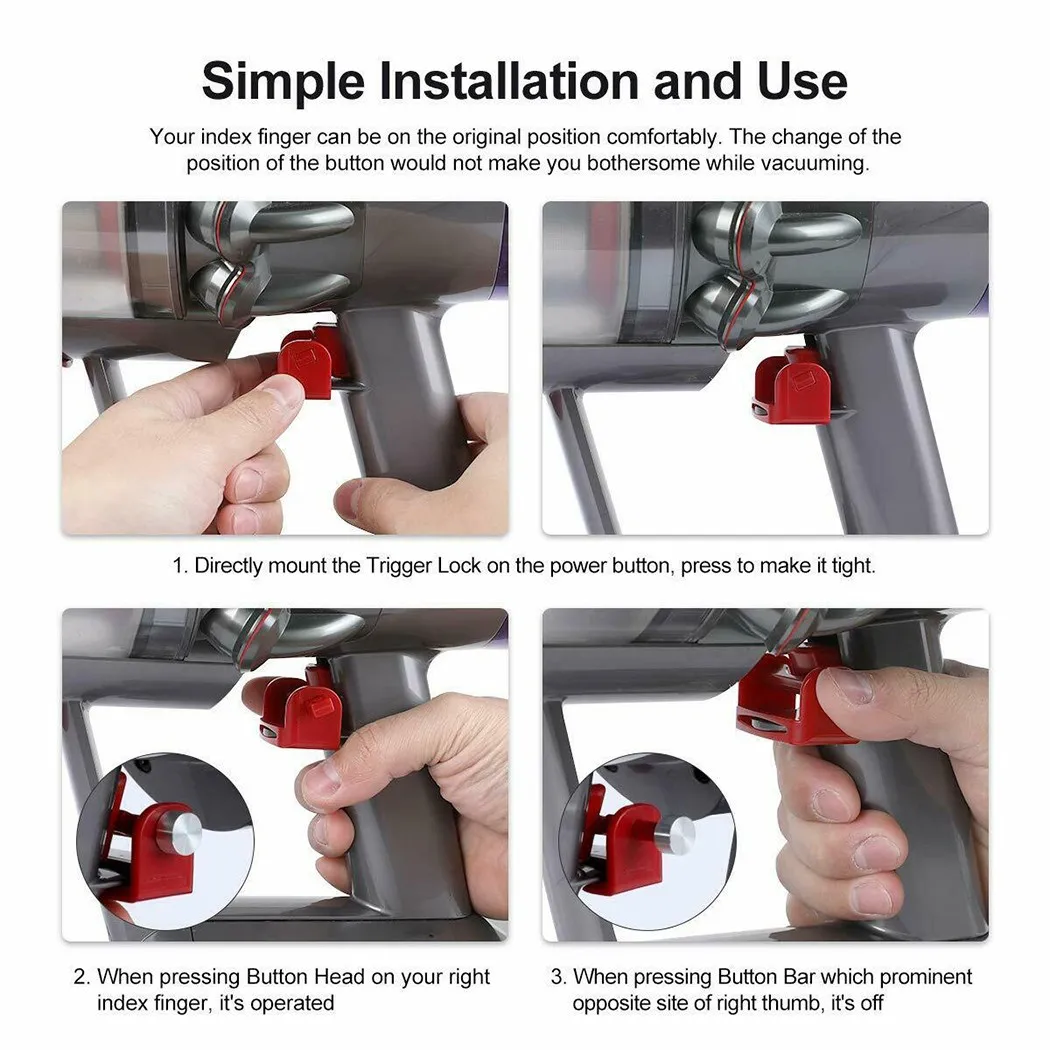 Switch Button + Trigger Lock +Hose Kit For Dyson V11 Vacuum Cleaner Replacement Brand-new Trigger Lock Replacement Vacuum Part
Switch Button + Trigger Lock +Hose Kit For Dyson V11 Vacuum Cleaner Replacement Brand-new Trigger Lock Replacement Vacuum Part