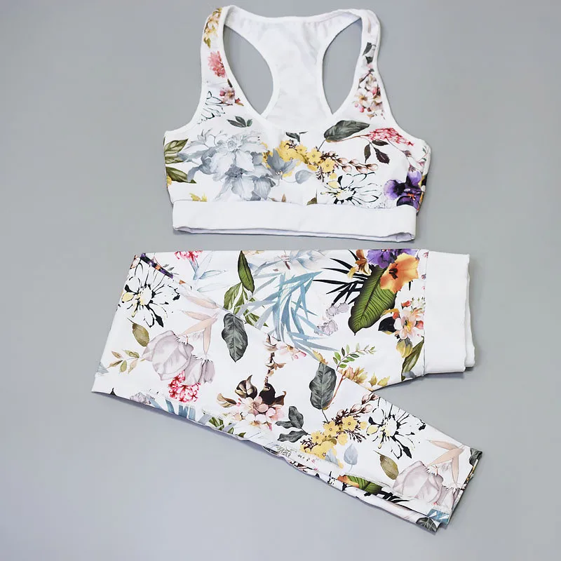 Floral Print Yoga Sportwear Workout Sets Running Suits for Women Fitness Clothing Seamless Vest+leggings Pants 2pcs Yoga Set
Floral Print Yoga Sportwear Workout Sets Running Suits for Women Fitness Clothing Seamless Vest+leggings Pants 2pcs Yoga Set