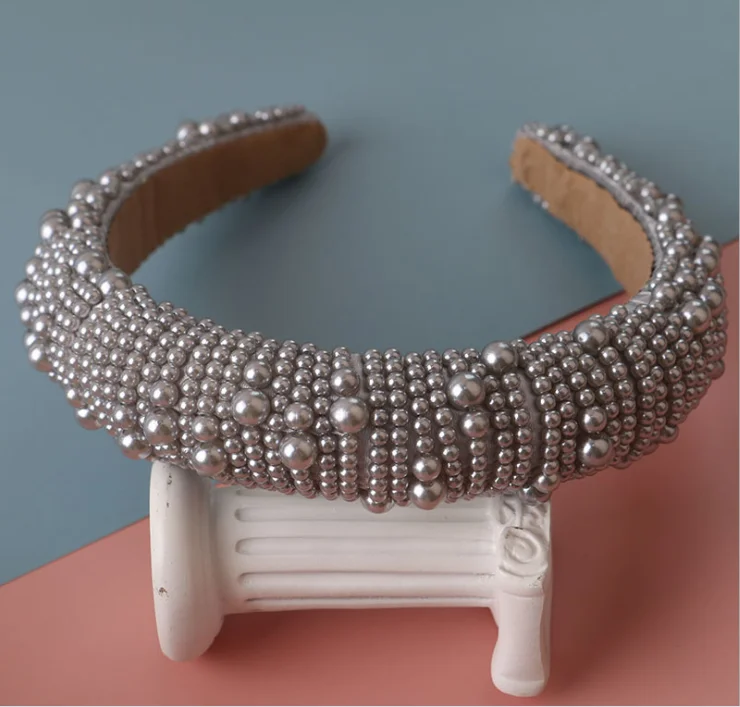 women hairbands New Fashion Sponge Handmade Pearl Headbands Ladies Pressed French Hair Accessories
women hairbands New Fashion Sponge Handmade Pearl Headbands Ladies Pressed French Hair Accessories