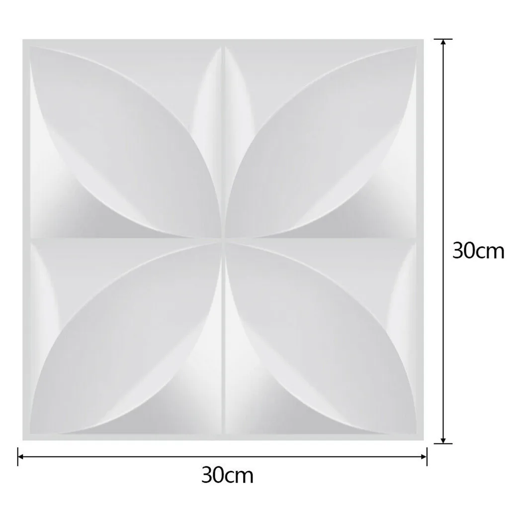 4pcs White PVC 3D Wall Panels Decorative Wall Ceiling Tiles 30x30cm Waterproof Living Room TV Background Home Decor Stickers
4pcs White PVC 3D Wall Panels Decorative Wall Ceiling Tiles 30x30cm Waterproof Living Room TV Background Home Decor Stickers