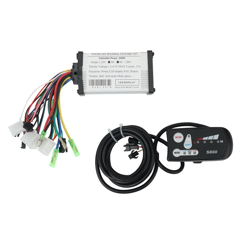 Ebike LED Display 24V 36V 48V S800 Electric Bicycle Bike Display for Electric Scooter Brushless Controller 250W
Ebike LED Display 24V 36V 48V S800 Electric Bicycle Bike Display for Electric Scooter Brushless Controller 250W
