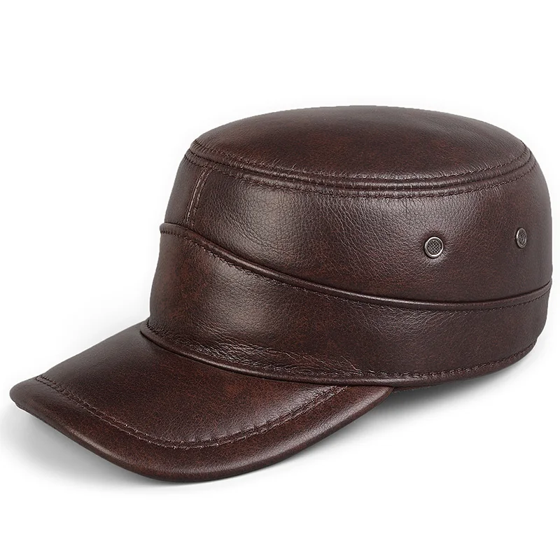 Мужская шапка в стиле милитари Harppihop, однотонная Регулируемая армейская шапка из натуральной кожи для взрослых, новинка 2019
Мужская шапка в стиле милитари Harppihop, однотонная Регулируемая армейская шапка из натуральной кожи для взрослых, новинка 2019