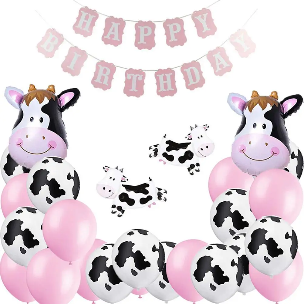 Farm Party Balloons Set Cow Happy Birthday Banner And Balloons Animal Theme Party Baby Shower Balls Birthday Decor
Farm Party Balloons Set Cow Happy Birthday Banner And Balloons Animal Theme Party Baby Shower Balls Birthday Decor