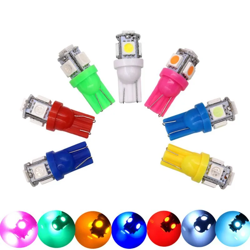 10 Pieces Car LED T10 W5W 5050 5SMD Wedge Light DC 12V License Plate Bulbs Marker Light Reading Dome Lamp
10 Pieces Car LED T10 W5W 5050 5SMD Wedge Light DC 12V License Plate Bulbs Marker Light Reading Dome Lamp