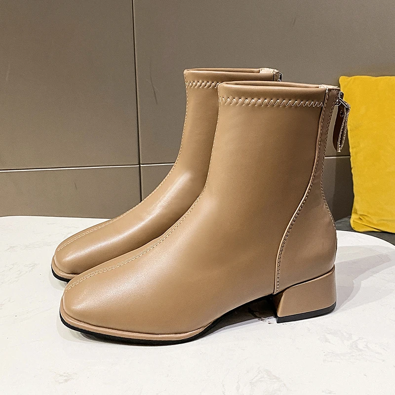 Fashion Warm Plush Snow Boots Ladies Pu Leather Shoes Back Zipper Winter Women Casual Botas Mujer Autumn Women's Ankle Boots
Fashion Warm Plush Snow Boots Ladies Pu Leather Shoes Back Zipper Winter Women Casual Botas Mujer Autumn Women's Ankle Boots