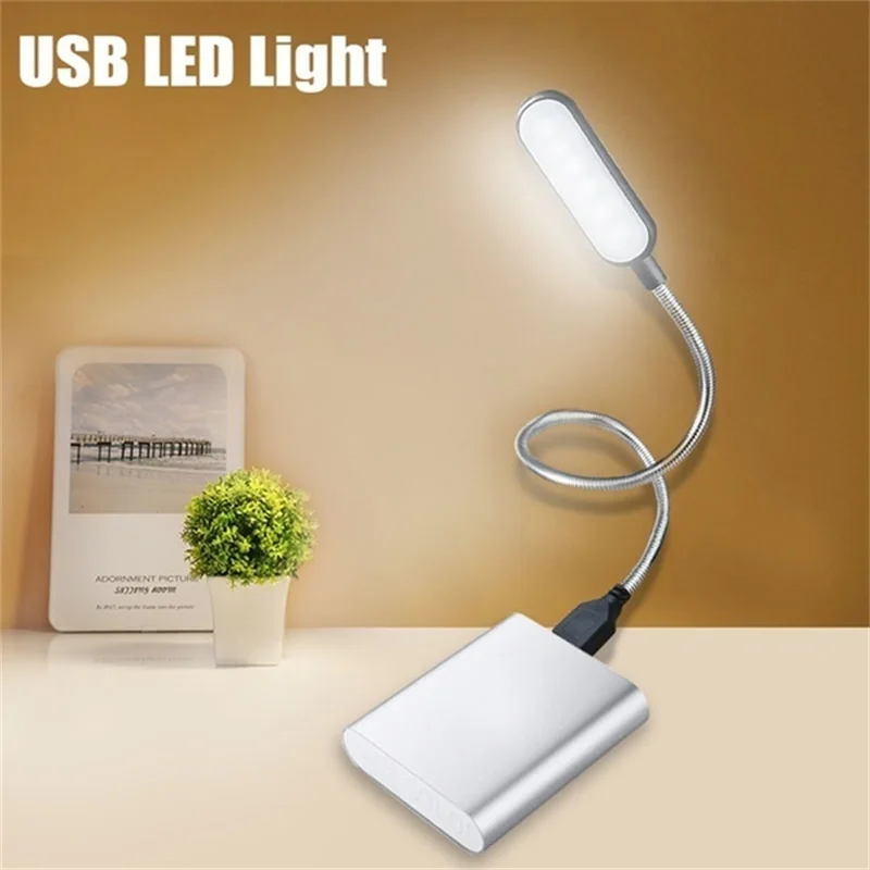 USB-лампа для чтения, гибкий портативный светильник для чтения ноутбука, компьютера
USB-лампа для чтения, гибкий портативный светильник для чтения ноутбука, компьютера