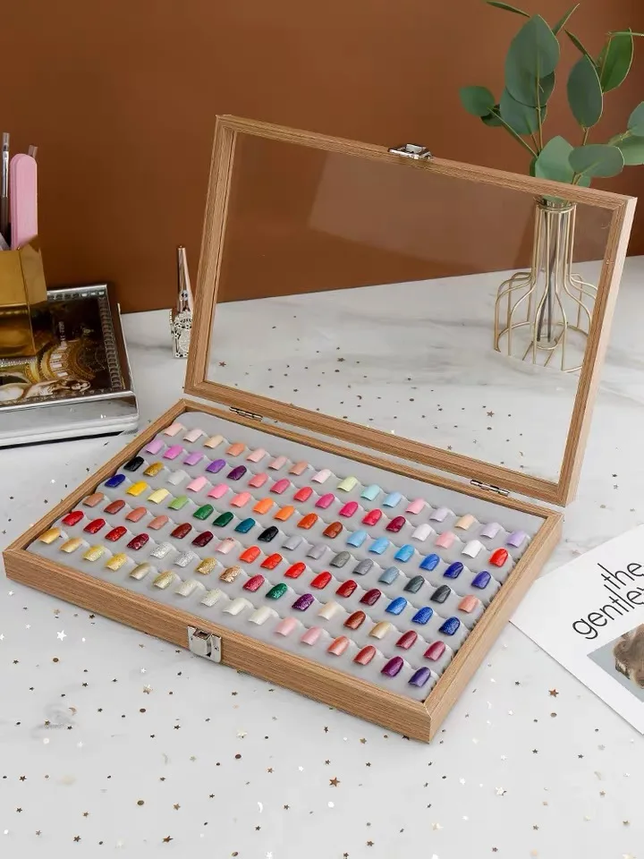 Fake Nail Tips Showing Case Ring Shape Display Holder UV Gel Polish Color Decoration Storage Box Nail Art Salon Accessories
Fake Nail Tips Showing Case Ring Shape Display Holder UV Gel Polish Color Decoration Storage Box Nail Art Salon Accessories