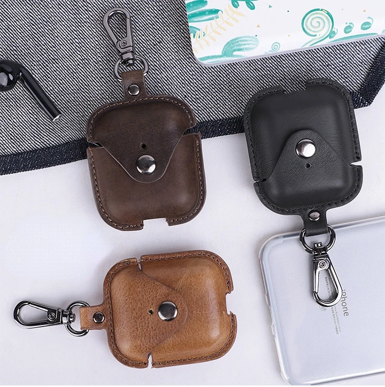 Suitable For Airpods Protective Shell Leather Protective Sleeve With Metal Buckle Wireless Bluetooth Headset Protective Sleeve
Suitable For Airpods Protective Shell Leather Protective Sleeve With Metal Buckle Wireless Bluetooth Headset Protective Sleeve